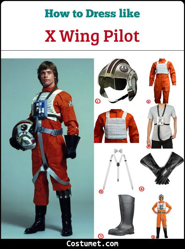 X Wing Pilot Costume for Cosplay & Halloween