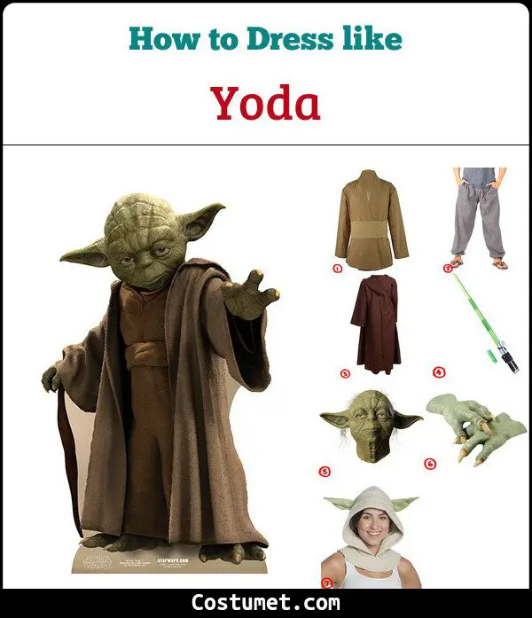 Yoda Costume for Cosplay & Halloween