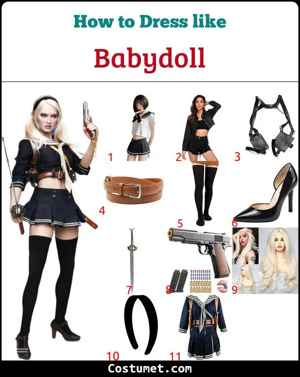 Babydoll Costume for Cosplay & Halloween