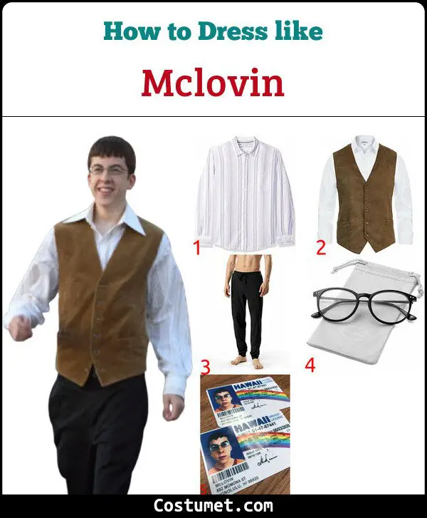 Mclovin Costume for Cosplay & Halloween