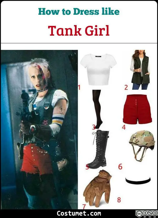 Tank Girl Costume for Cosplay & Halloween
