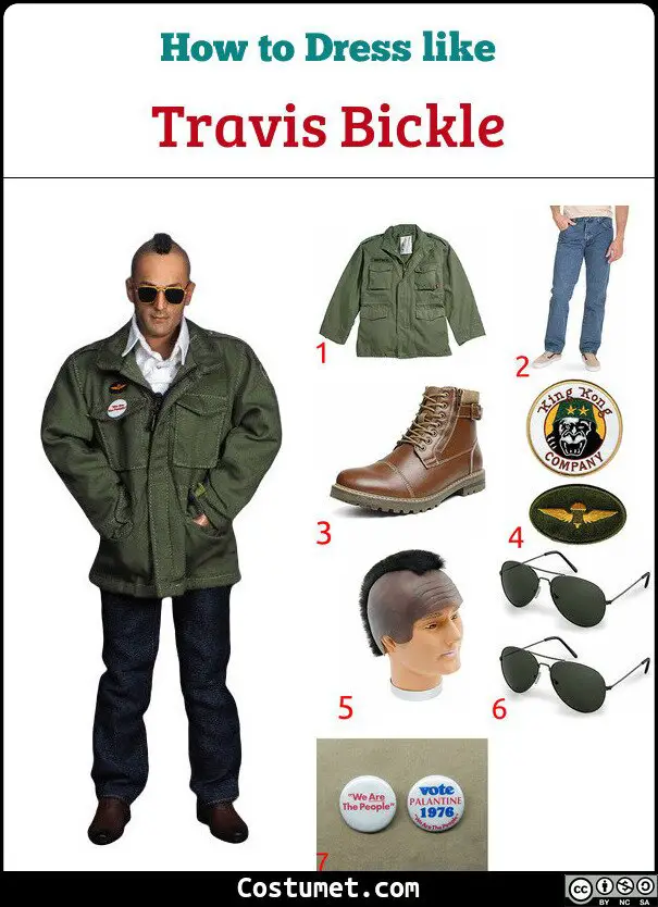 Travis Bickle Costume for Cosplay & Halloween