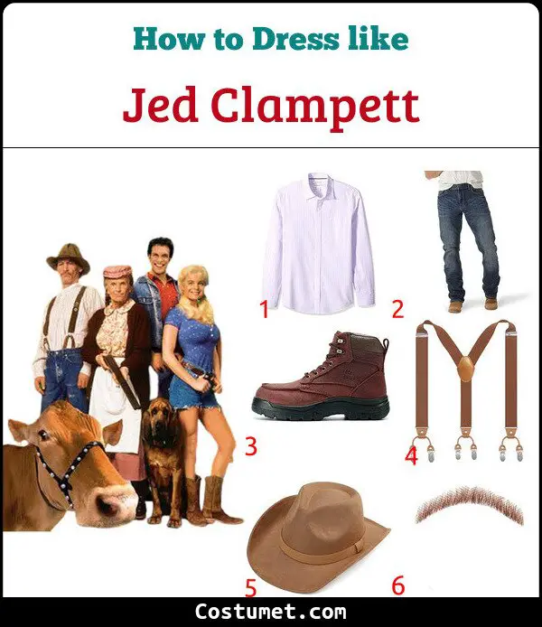 Jed Clampett Costume for Cosplay & Halloween