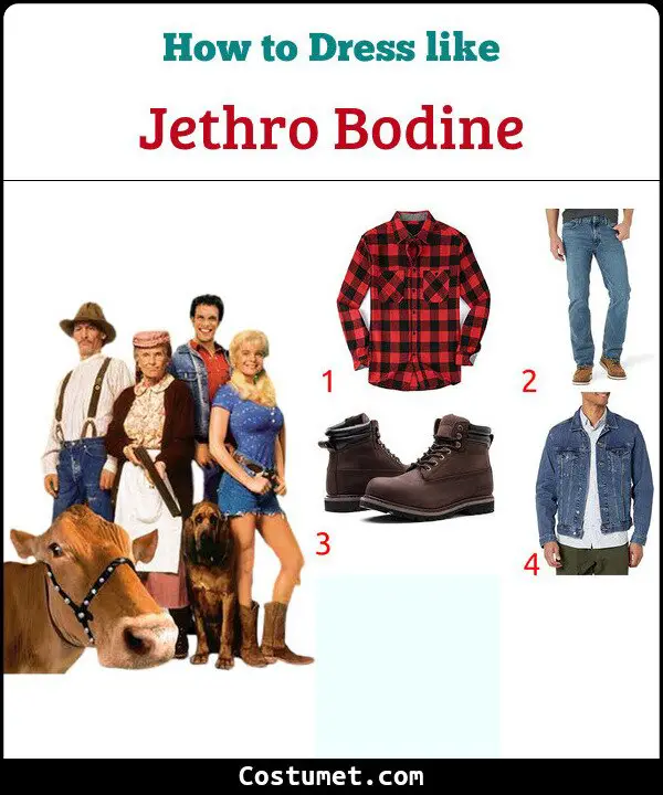 Jethro Bodine Costume for Cosplay & Halloween