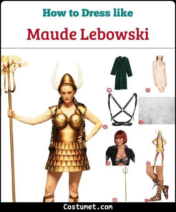 Maude Lebowski Costume for Cosplay & Halloween