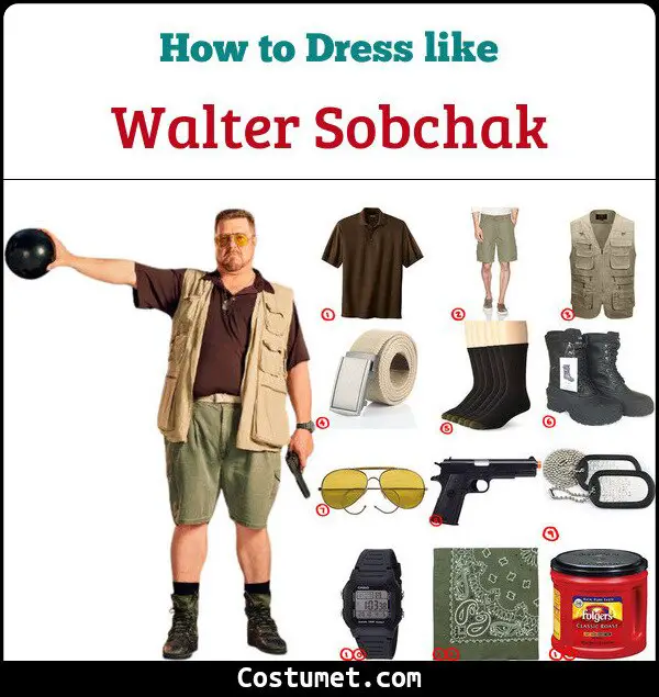 Walter Sobchak Costume for Cosplay & Halloween