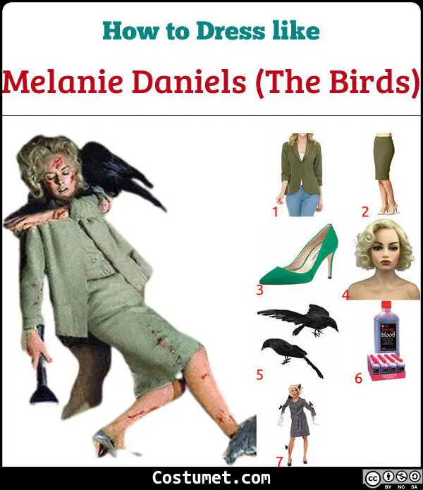 Melanie Daniels (The Birds) Costume for Cosplay & Halloween