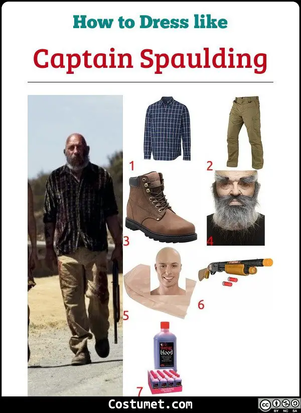 Captain Spaulding The Devils Rejects Costume for Cosplay & Halloween