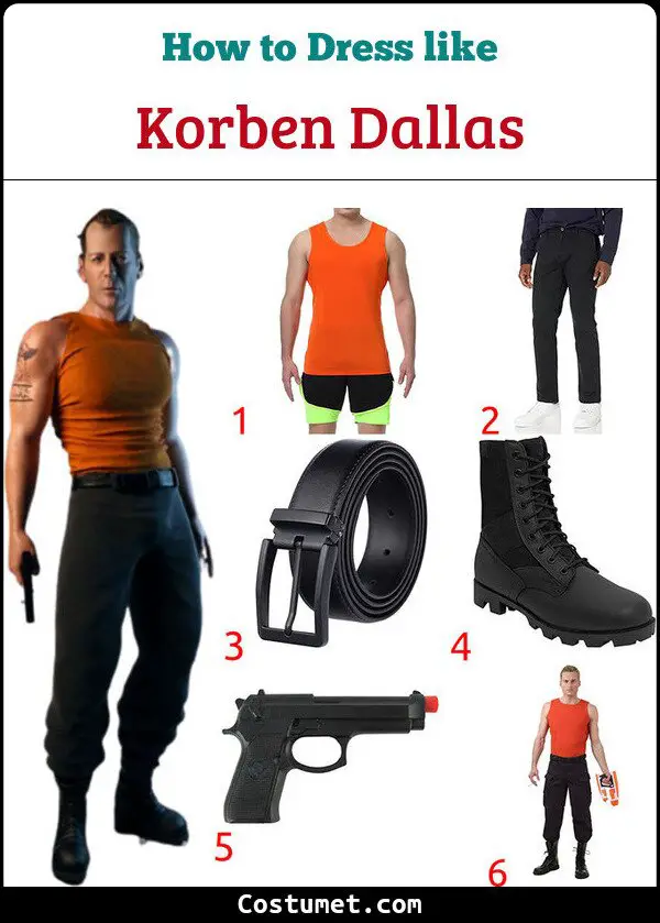 Korben Dallas Costume for Cosplay & Halloween