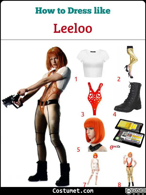 Leeloo Costume for Cosplay & Halloween