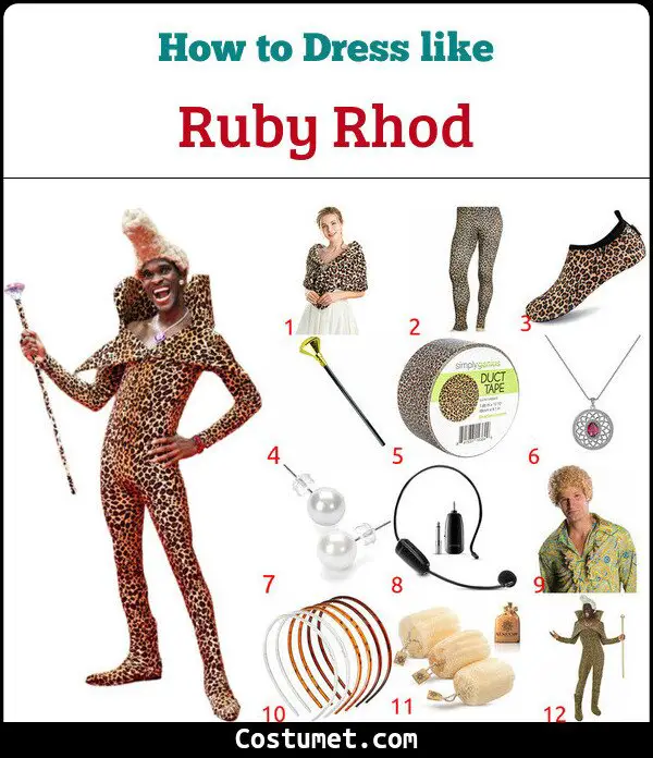 Ruby Rhod Costume for Cosplay & Halloween