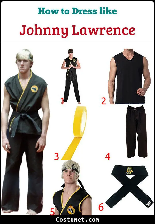 Johnny Lawrence Costume for Cosplay & Halloween