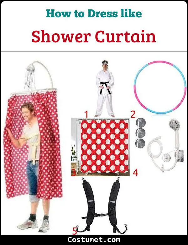 Shower Curtain Costume for Cosplay & Halloween