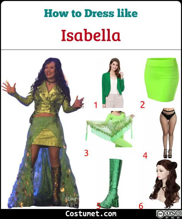 Isabella Costume for Cosplay & Halloween