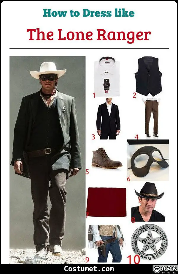 The Lone Ranger Costume for Cosplay & Halloween