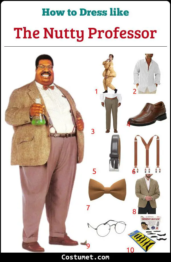 The Nutty Professor Costume for Cosplay & Halloween
