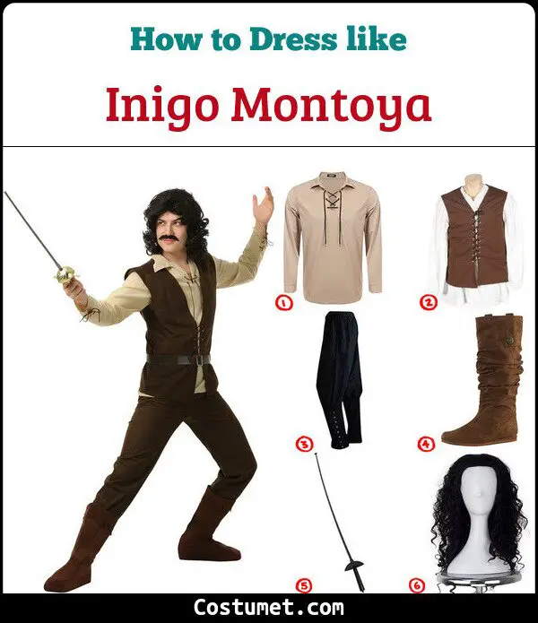 Inigo Montoya Costume for Cosplay & Halloween
