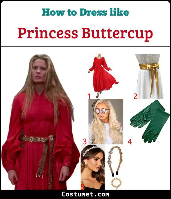 Princess Buttercup Costume for Cosplay & Halloween