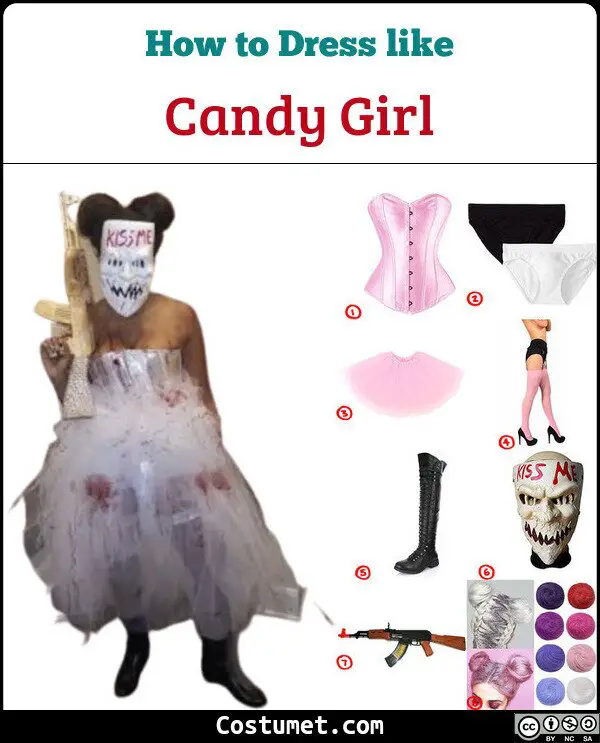 Candy Girl Costume for Cosplay & Halloween