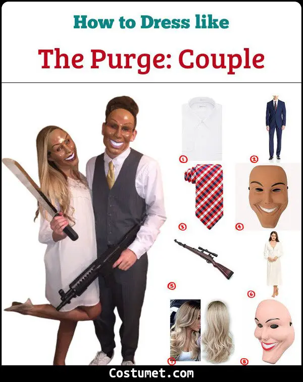 The Purge: Couple Costume for Cosplay & Halloween
