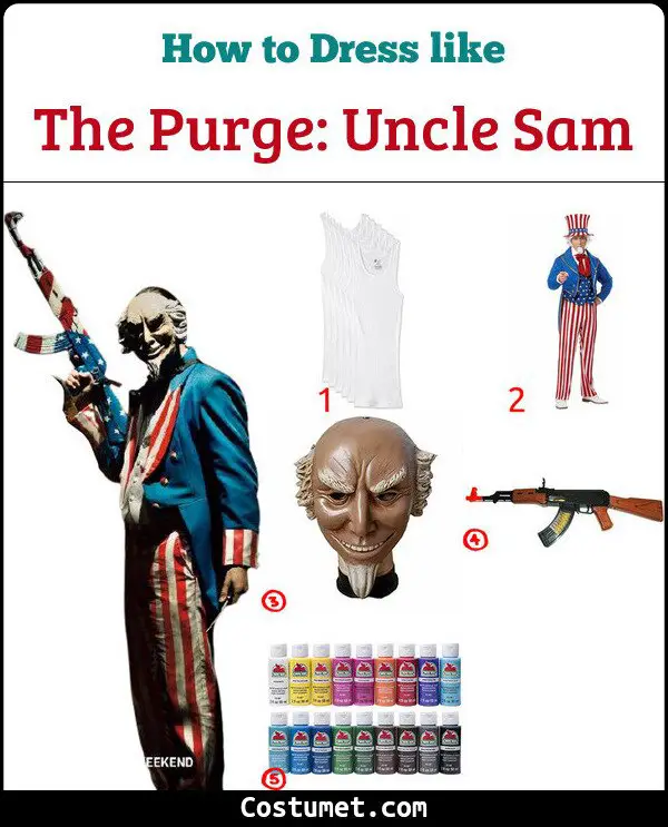 The Purge: Uncle Sam Costume for Cosplay & Halloween