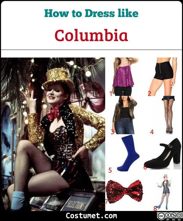 Columbia The Rocky Horror Picture Show Costume for Cosplay & Halloween