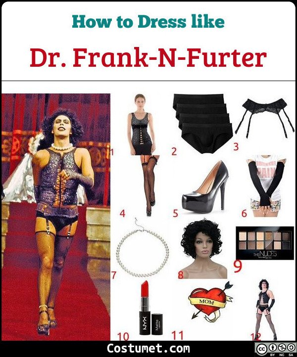 Dr Frank N Furter Costume for Cosplay & Halloween