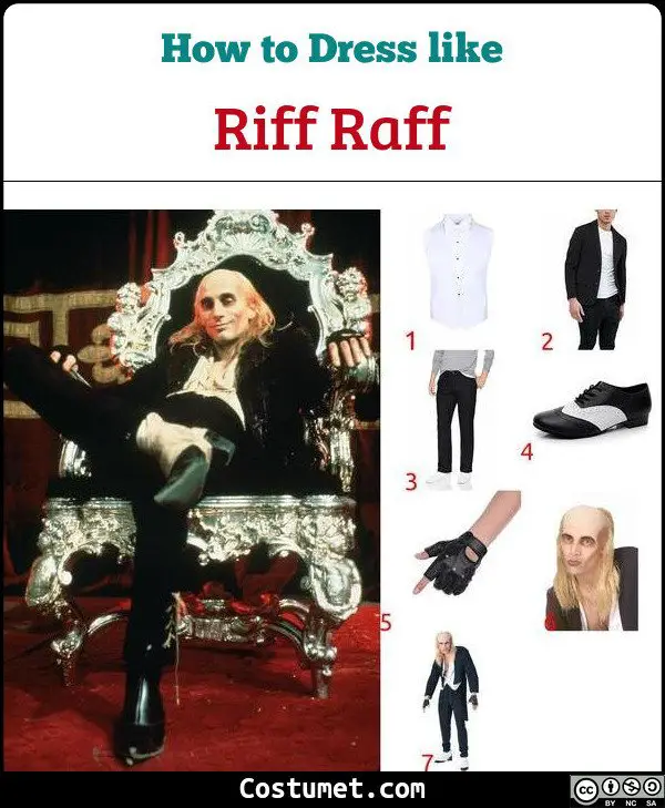 Riff Raff The Rocky Horror Picture Show Costume for Cosplay & Halloween