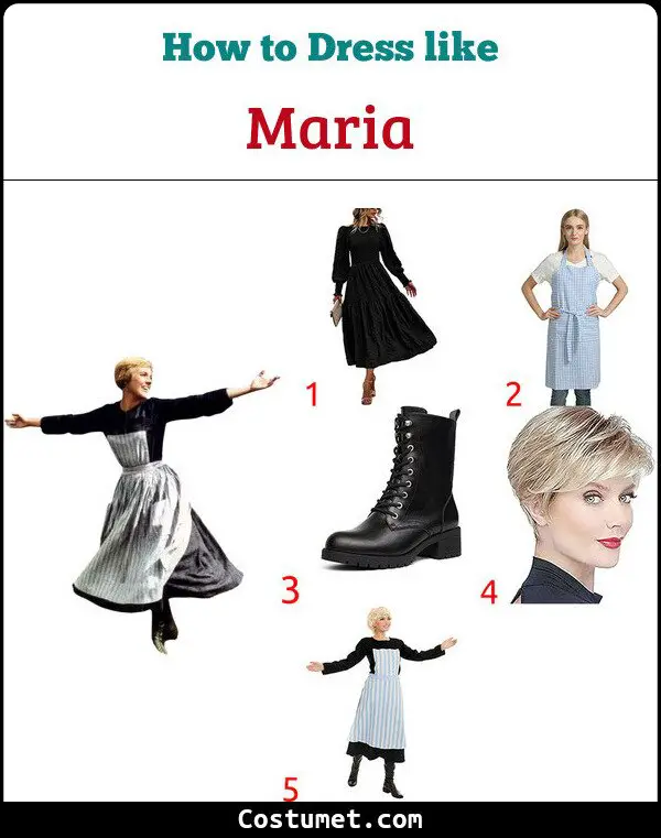 Maria Costume for Cosplay & Halloween