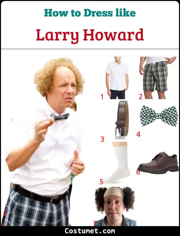Larry Fine Costume for Cosplay & Halloween