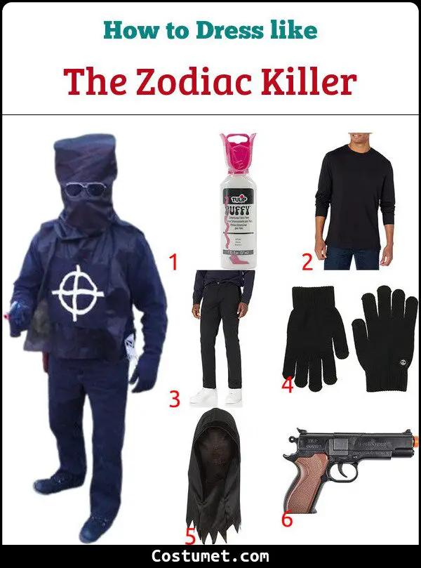 The Zodiac Killer Costume for Cosplay & Halloween