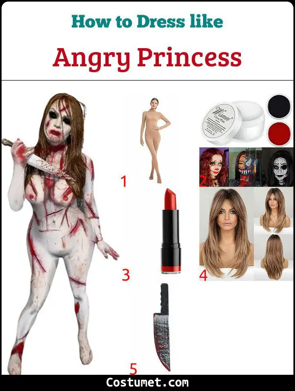 Angry Princess Costume for Cosplay & Halloween