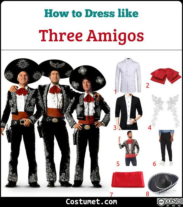 Three Amigos Costume for Cosplay & Halloween