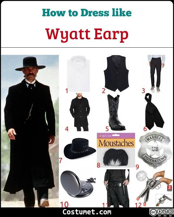 Wyatt Earp Costume for Cosplay & Halloween