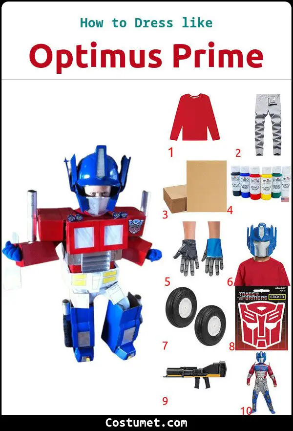 Optimus Prime Costume for Cosplay & Halloween