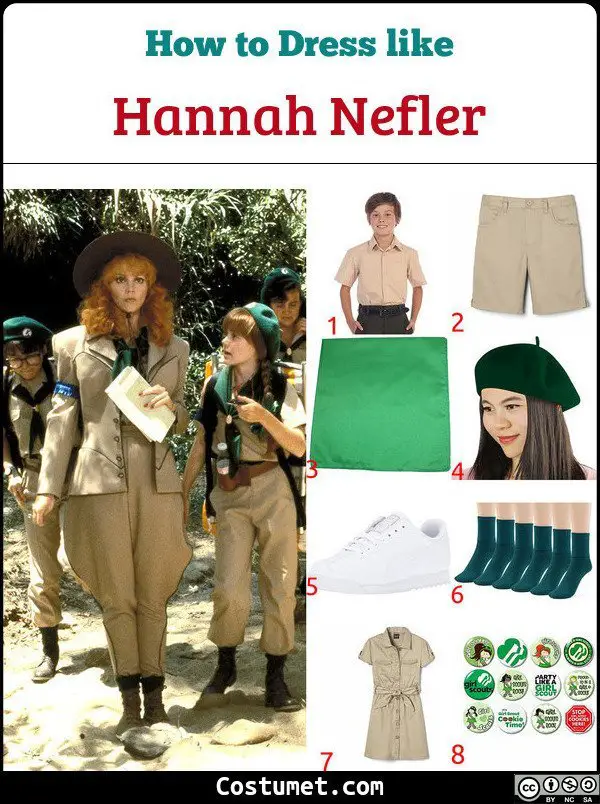 Hannah Nefler Troop Beverly Hills Costume for Cosplay & Halloween