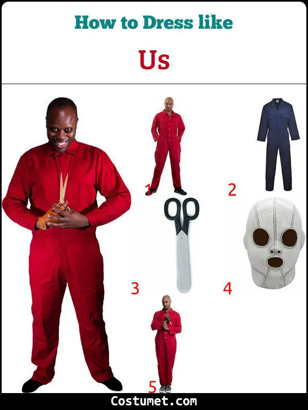 Us Costume for Cosplay & Halloween