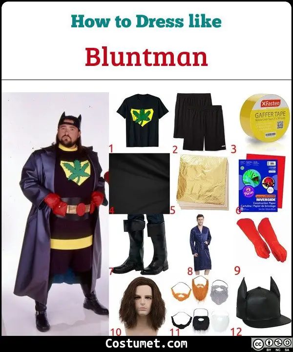 Bluntman Costume for Cosplay & Halloween