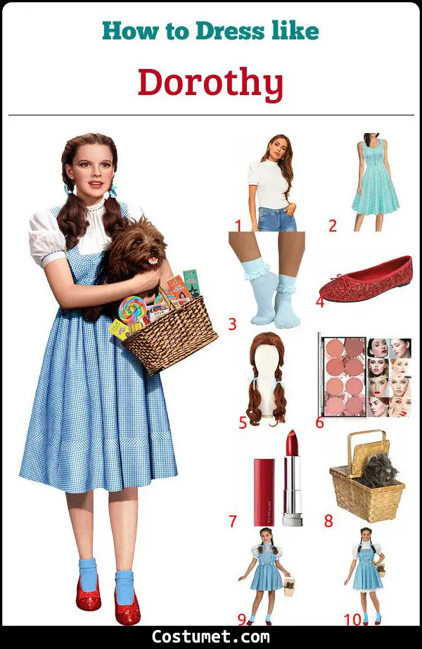 Dorothy Costume for Cosplay & Halloween