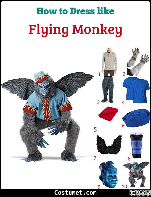 Flying Monkey Costume for Cosplay & Halloween