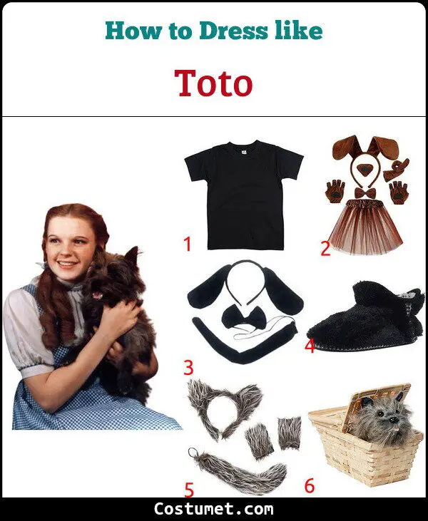 Toto Costume for Cosplay & Halloween