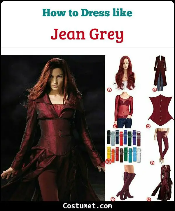 Jean Grey Costume for Cosplay & Halloween