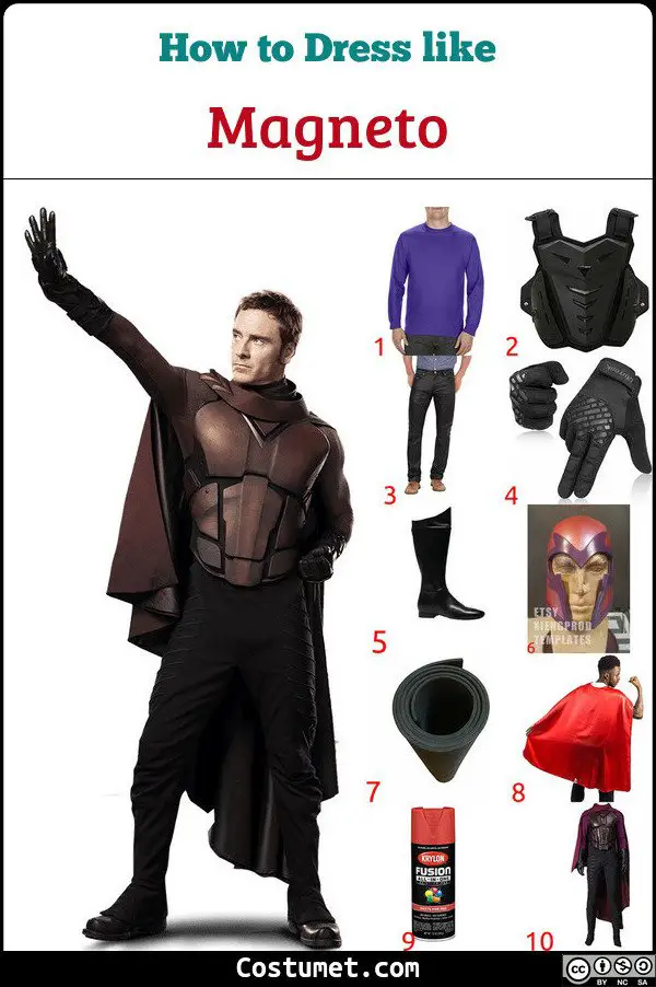 Magneto Costume for Cosplay & Halloween