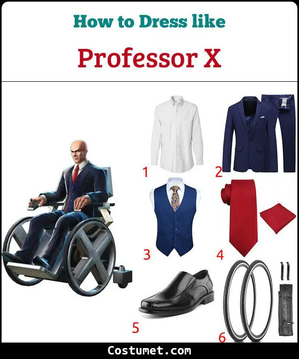 Professor X Costume for Cosplay & Halloween