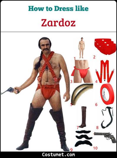 Zed - Zardoz (Sean Connery) Costume for Cosplay & Halloween 2023
