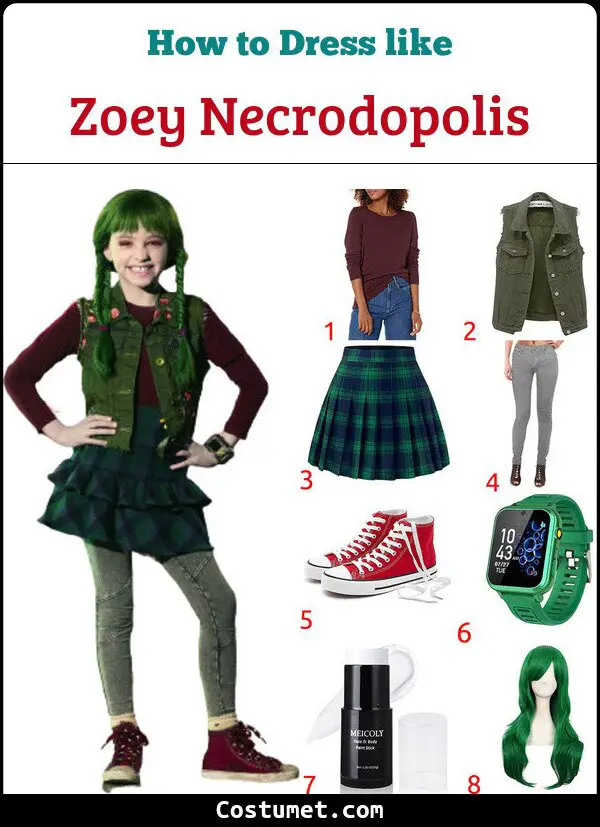 Zoey Necrodopolis Costume for Cosplay & Halloween