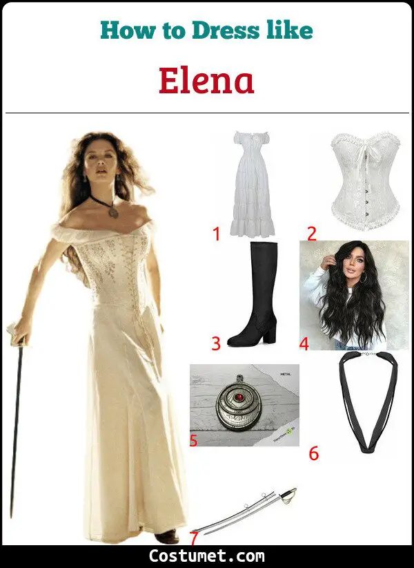 Elena Costume for Cosplay & Halloween