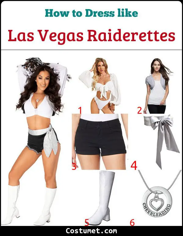 Las Vegas Raiderettes Costume for Cosplay & Halloween