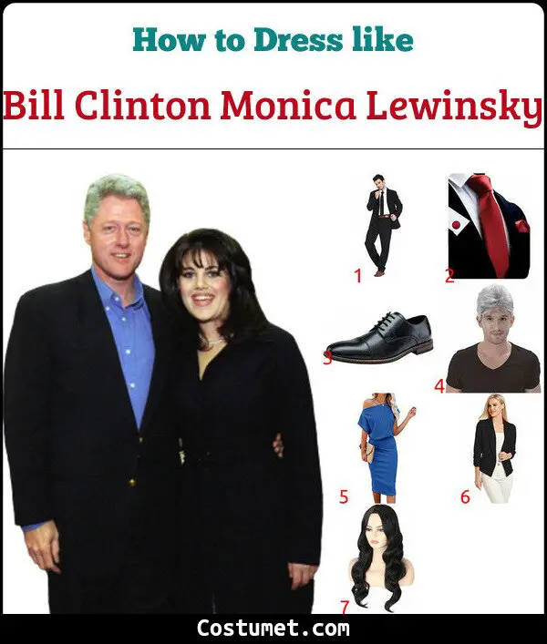 Bill Clinton Monica Lewinsky Costume for Cosplay & Halloween