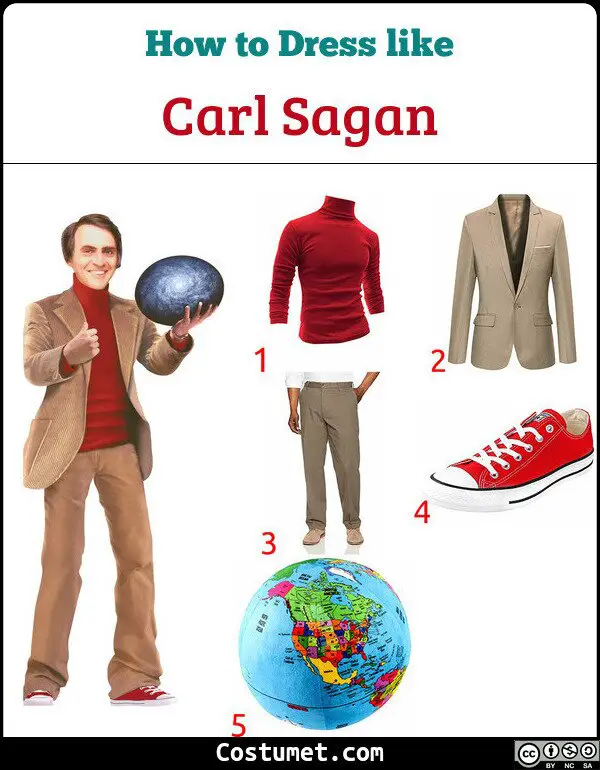 Carl Sagan Costume for Cosplay & Halloween